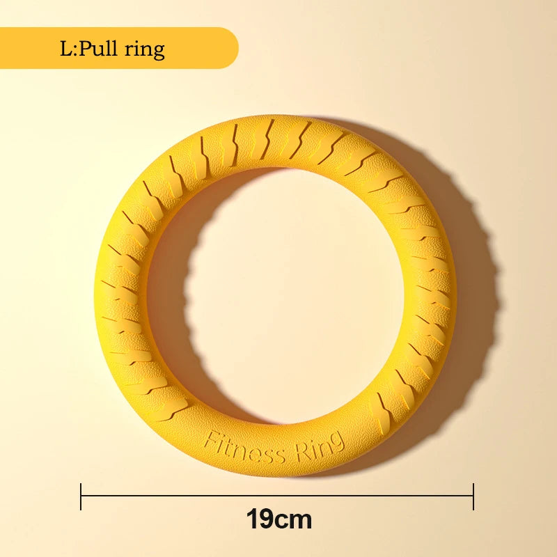 EVA Durable Dog Toys 4 Pack  Flying Disc + Ball + Tug Rope for Puppy&Adult Dogs  Chew-Proof