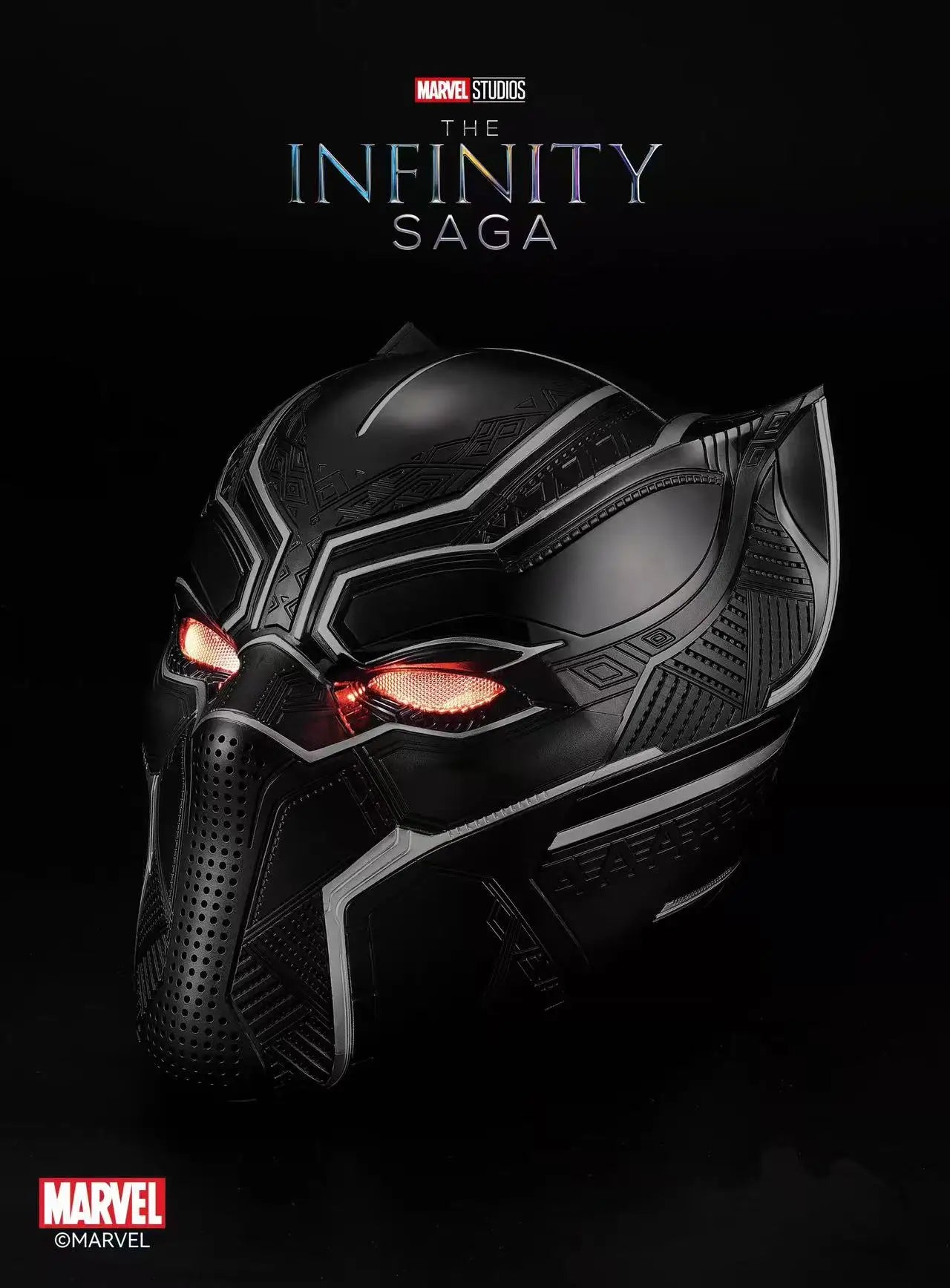 Black Panther Helmet 1:1 Wearable - Avengers Cosplay Mask, Wakanda Forever Superhero Series Collectible Model