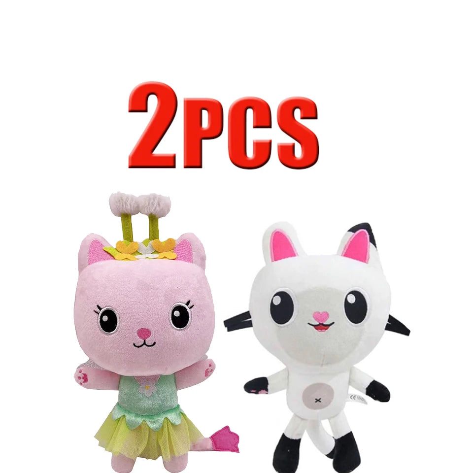 25cm 7-piece Gabby Doll House Plush Toy Perfect Kids Christmas Gift