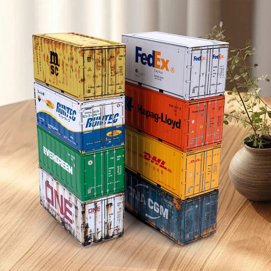 Mini Iron Storage Box Creative Decoration Desktop Model