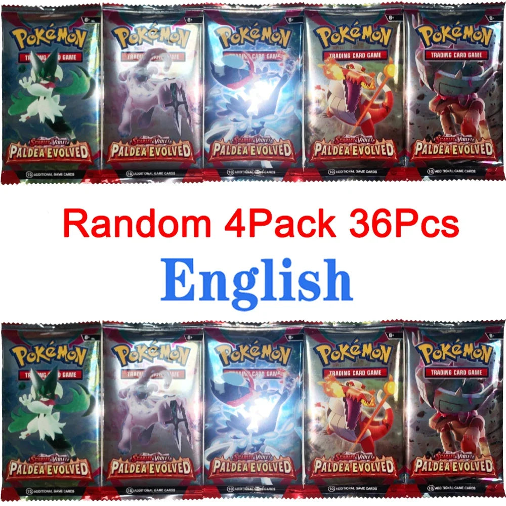 4 Pack Pokemon Cards 151 Team up Sun & Moon Thunder English Trading Card Collectible