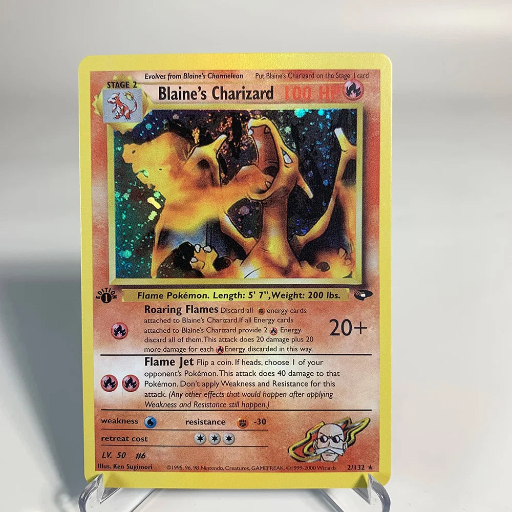 Charizard Pokemon Cards Shining CHolographic Ex GX VMX Hobbies Rare Collection