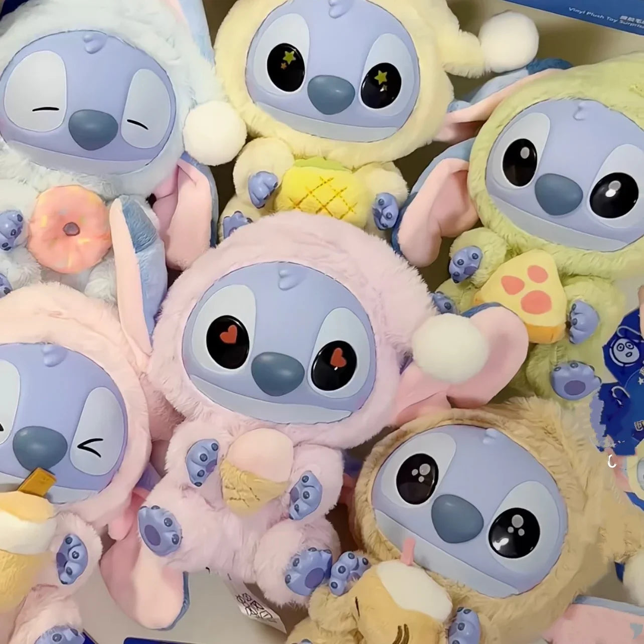 New Stitch Eat Some Thing Before Sleep Series Vinyl Blind Box Cute Doll Mystery Box Toy Adult Gift