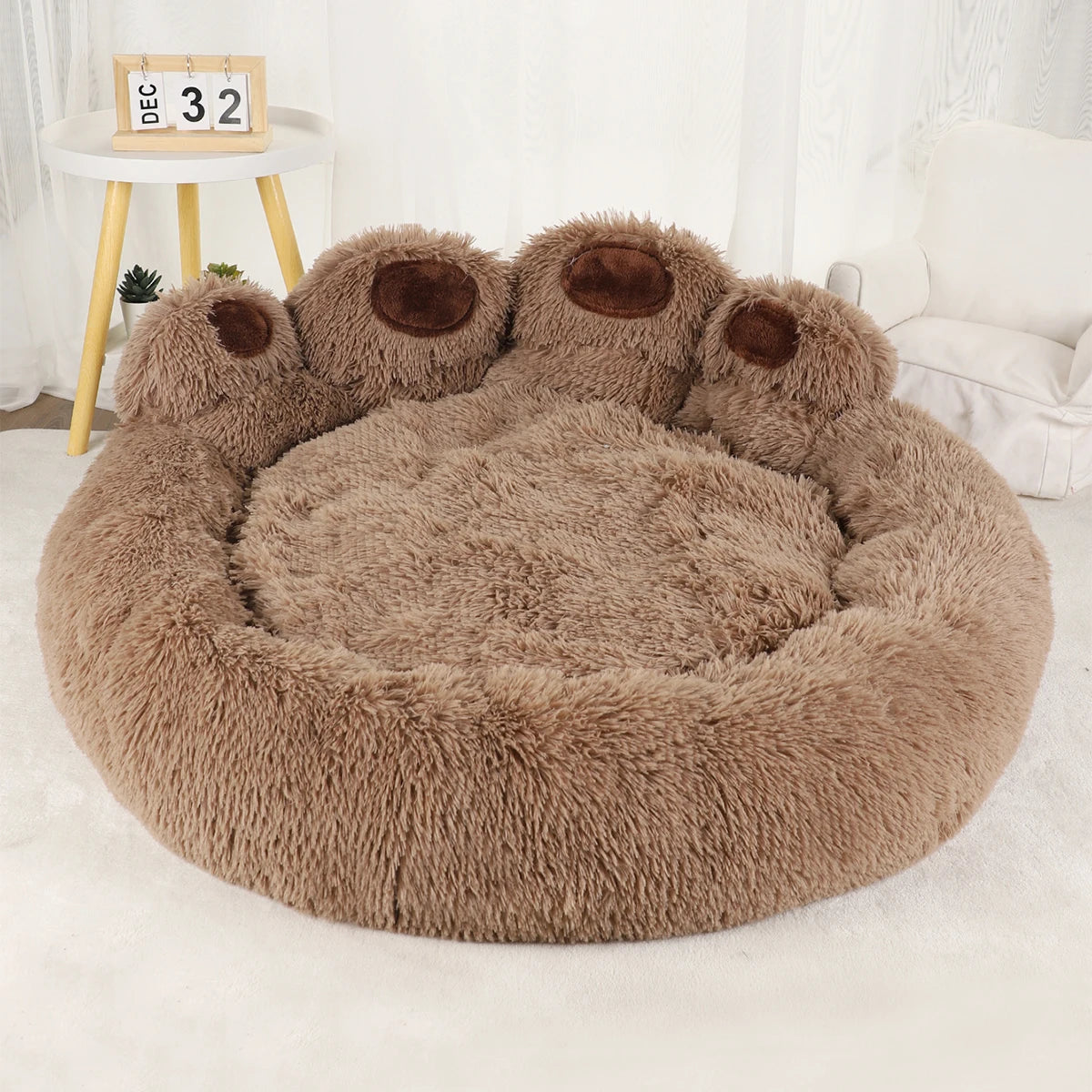 Fluffy Dog Bed Warm Large Pet Products Sofa Baskets Pets Kennel