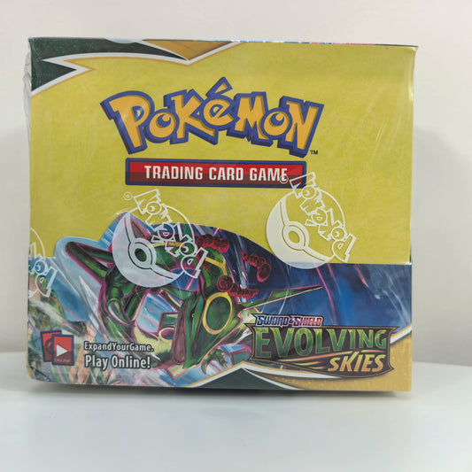 360Pcs English Pokémon TCG: Sword Shield Evolving Skies Booster Box Pokemon Trade Card 36 Pack Box