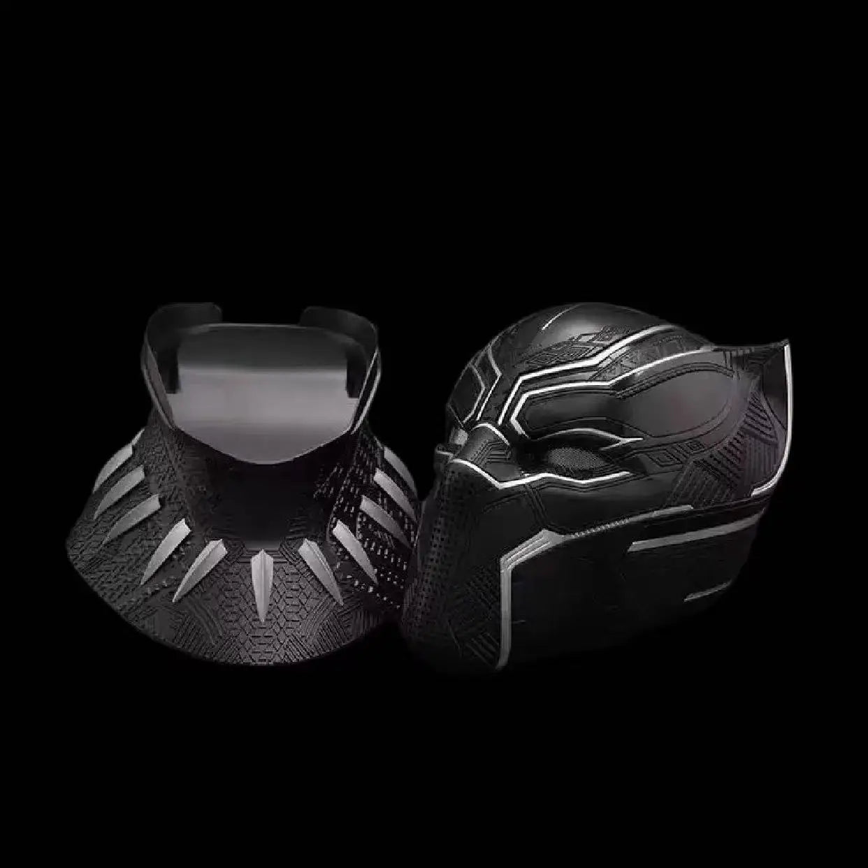 Black Panther Helmet 1:1 Wearable - Avengers Cosplay Mask, Wakanda Forever Superhero Series Collectible Model