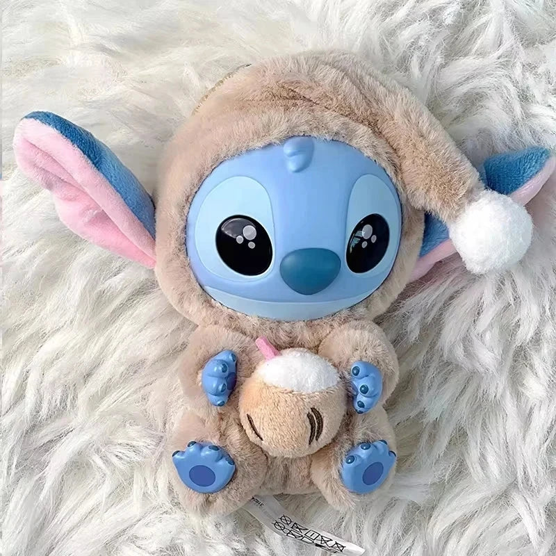 Mystery Disney New Stitch Eat Some Thing Before Sleep Series Vinyl Blind Box Bag Pendant Cute Plush Doll