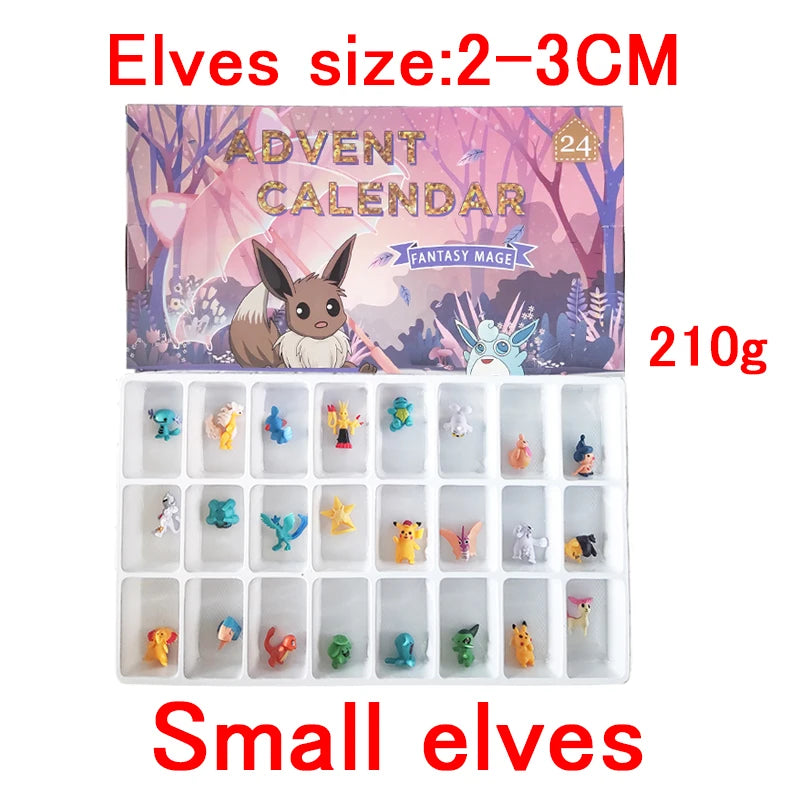 Disney Marvel Advent Calendar Box Anime Action Figure Model Building Blocks Christmas Kids Toys