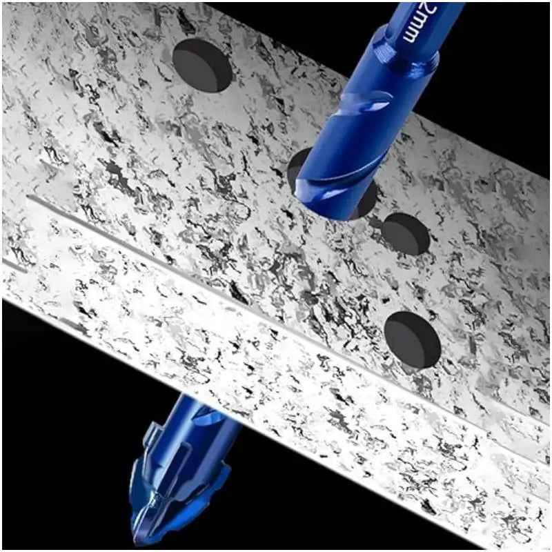 High Hardness Eccentric Drill Precision Drilling 6/8/10/12/14mm Glass Tile Ceramic Punching Rock Slab Drill Bit
