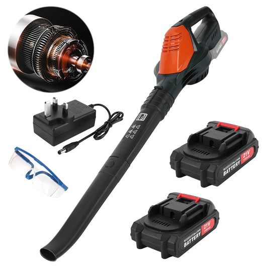 Cordless Leaf Blower 16500RPM Portable Leaf Shredder Lightweight