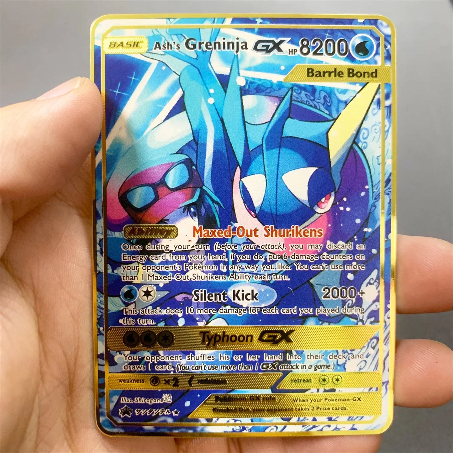 10000 Arceus Vmax DIY Golden Pokemon Metal Cards English in Iron Pokmo Letters Collection Card