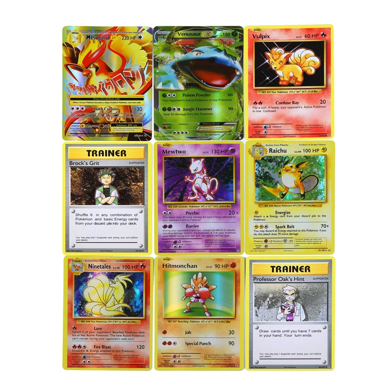 360 cards Pokemon Trading Card 1ST Edition 30th Anniversary Evolutions MEGA EVOLUTION English Booster Battle Transaction Card