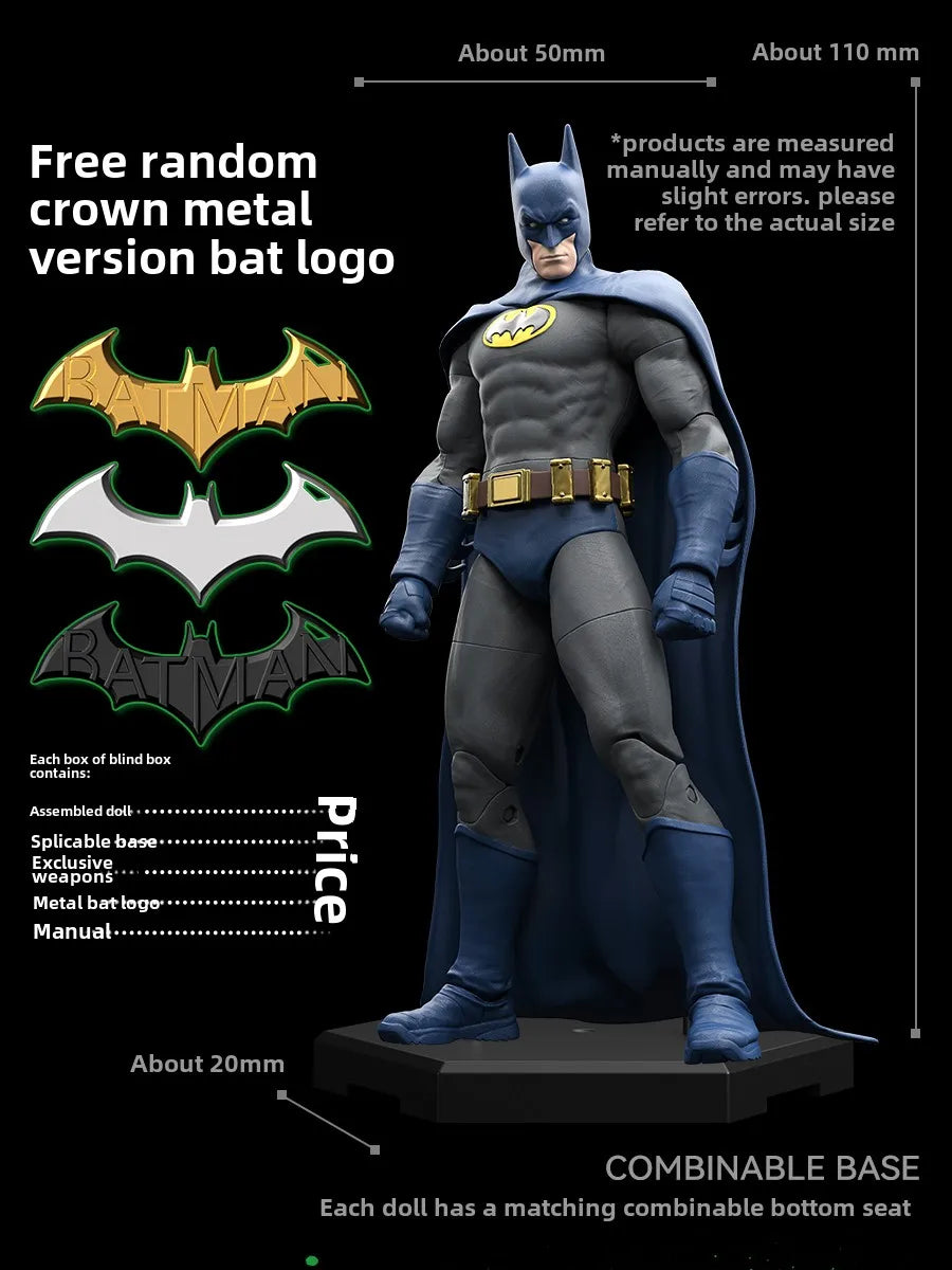 New F5 Batman Arkham Knight Assembled Model Blind Box 11style 10cm Action Figure Collection Model Toys