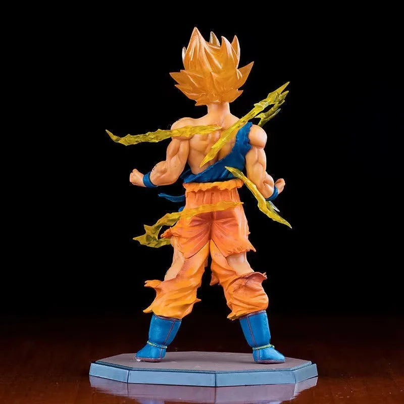 Hot Anime Dragon Ball Son Goku Super Saiyan Figure 17cm/6.69in Action Figure Model Gifts Collectible Figurines for Kids