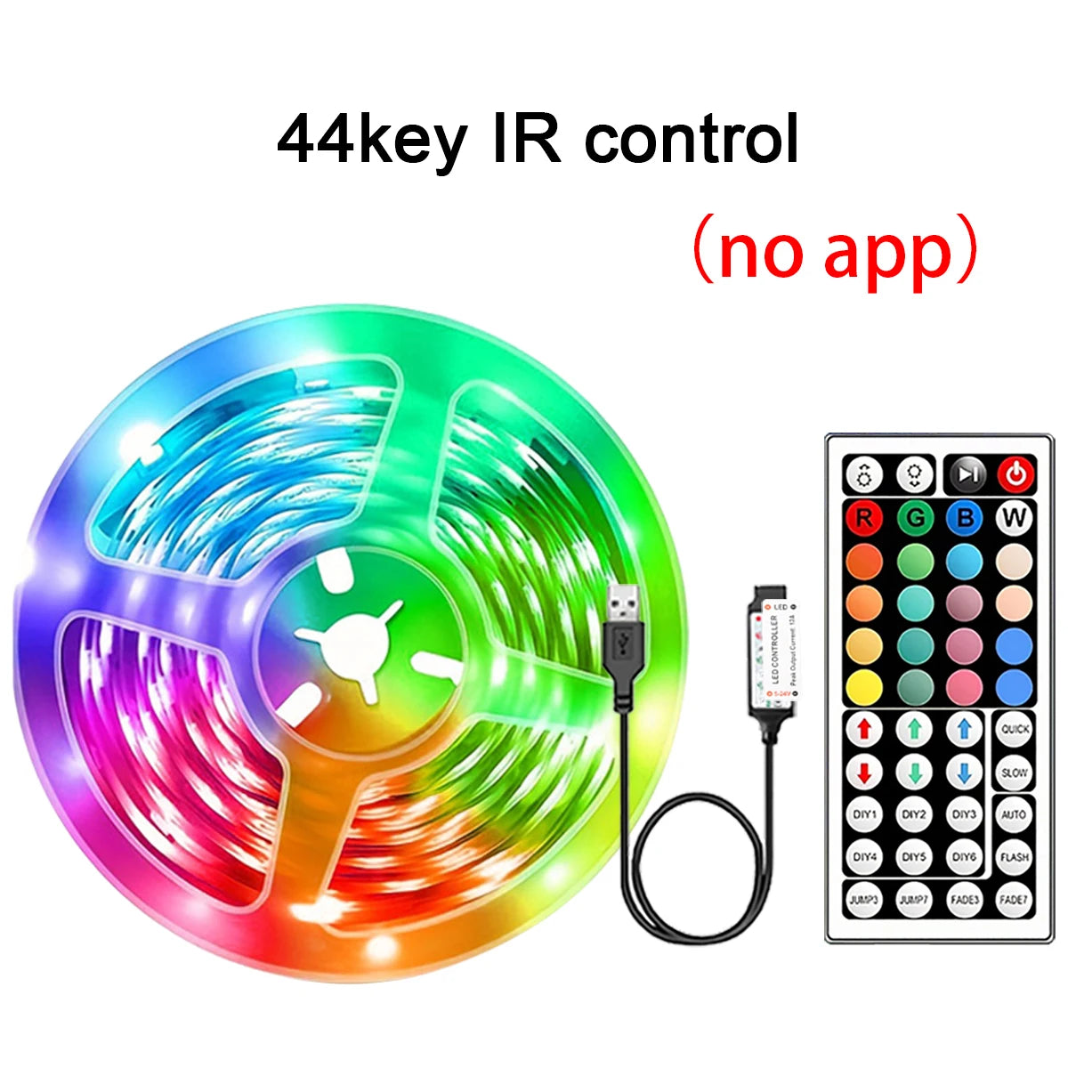 RGB Led Strip Lights 5m 10m 20m 30m Led Room Light with APP Control Flexible Ribbon Luces Led Tape
