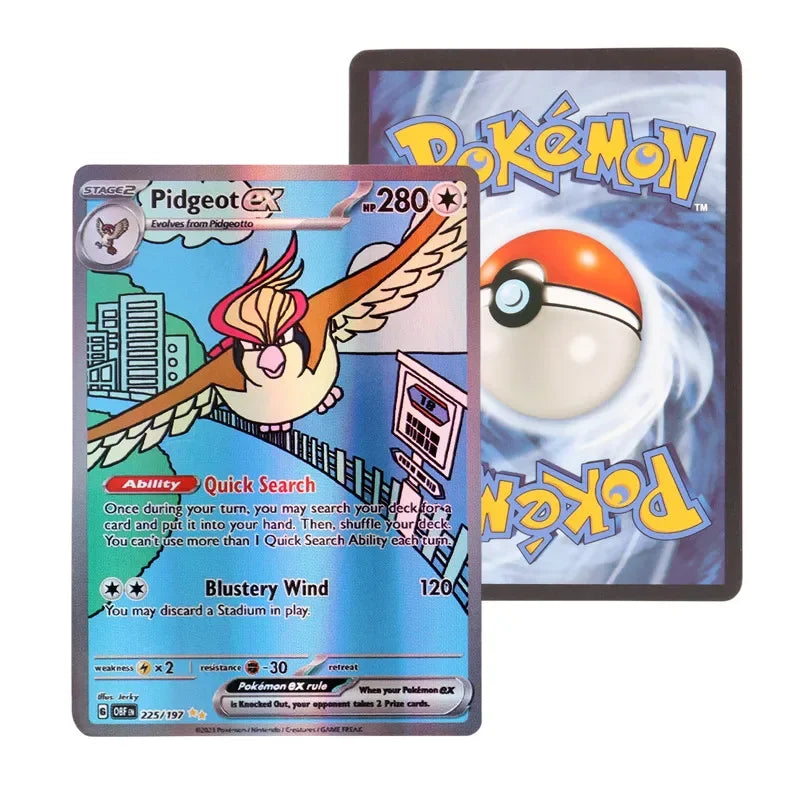 60/100Pcs English Pokemon Card 1996 Year Shining Charizard Pikachu Mewtwo trade Card Kids Pokemon Toy