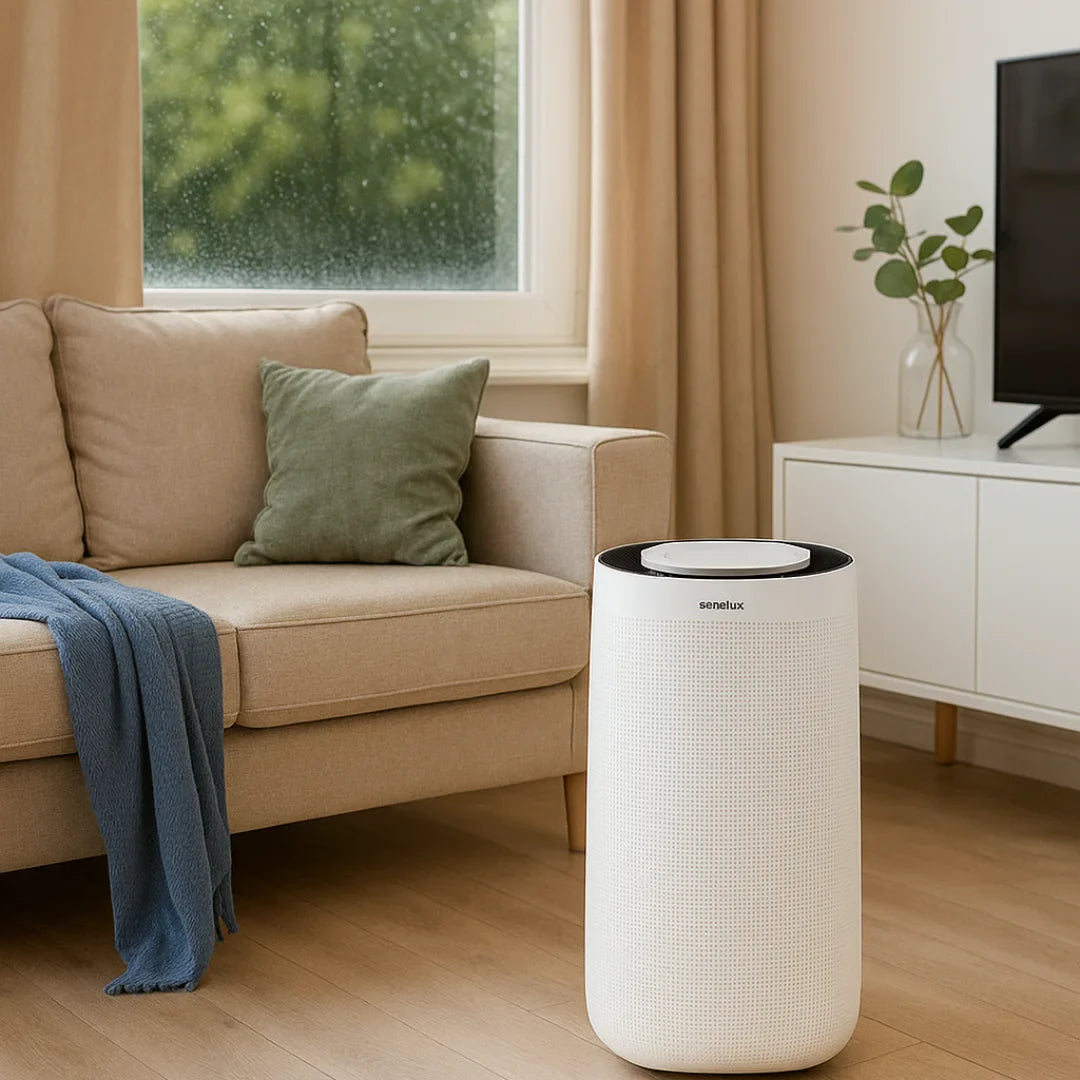 Senelux Primo S12 Portable Smart Dehumidifier for Bedrooms or Large Homes