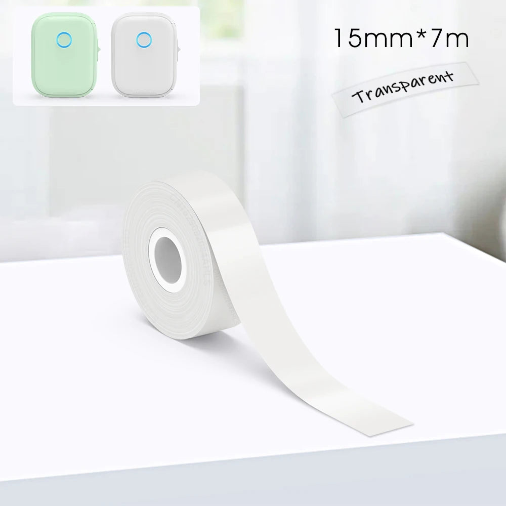 Portable Mini Printer Thermal Printer Adhesive Sticker Labelling Machine P12