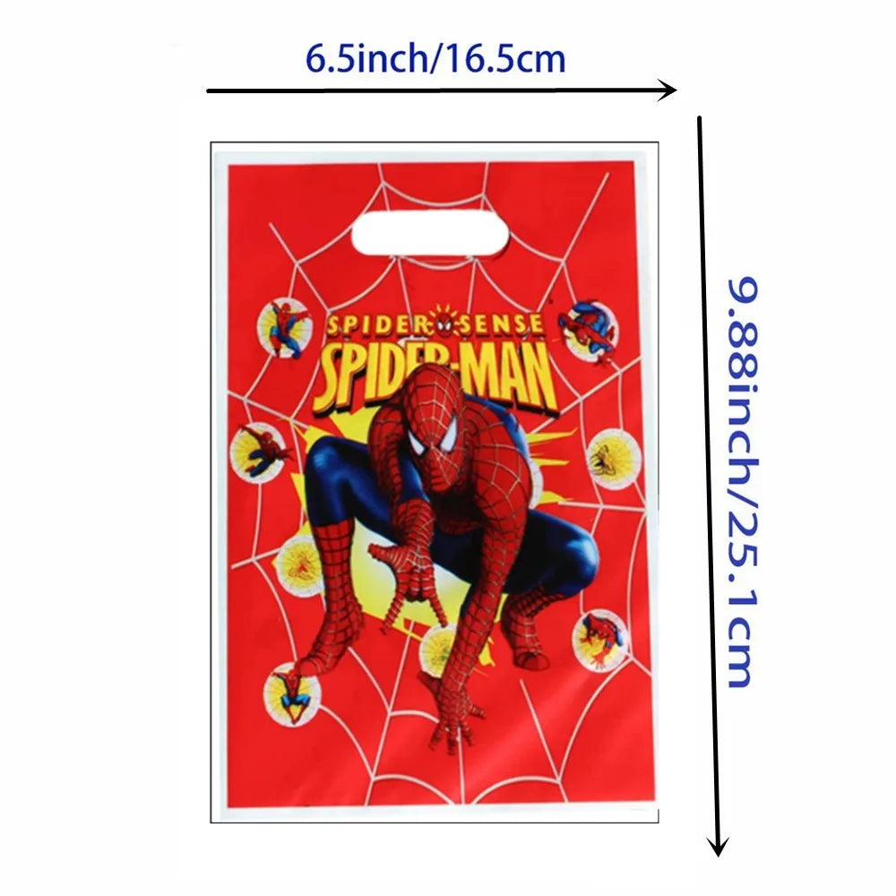 Spidey And His Amazing Friends Party Supplies Kids Favor Gift Stampers Stickers Spiderman Christmas Party Decor Bags Stuffer