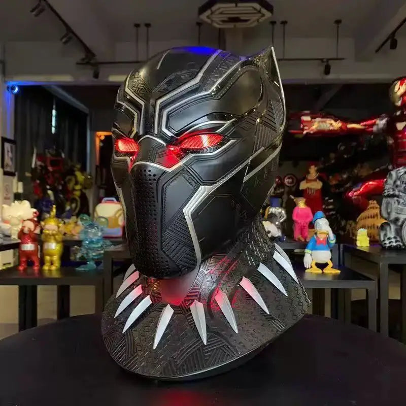 Black Panther Helmet 1:1 Wearable - Avengers Cosplay Mask, Wakanda Forever Superhero Series Collectible Model