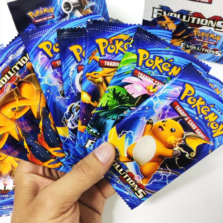 Latest 324Pcs Pokemon Cards Sun & Moon XY Evolutions Pokemon Booster Box Collectible
