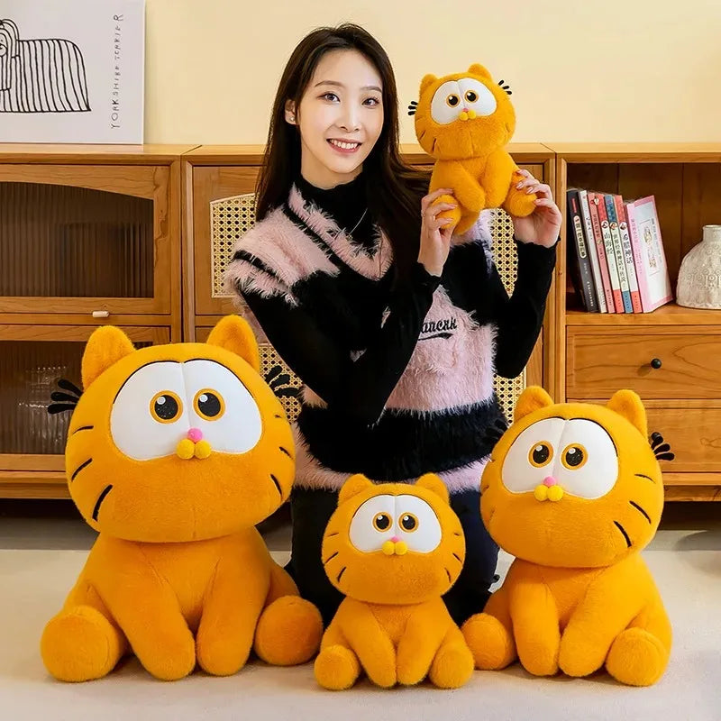 25CM Garfield Stuffed Plush Doll Kawaii Plushie Toy Cartoon Anime Cat Plush