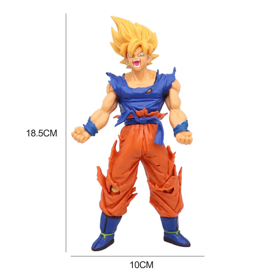 Dragon Ball Z Super Saiyan Anime Figurine Model GK Rose Goku Action Figure DBZ Gohan Figures Vegeta Statue Collection Toy