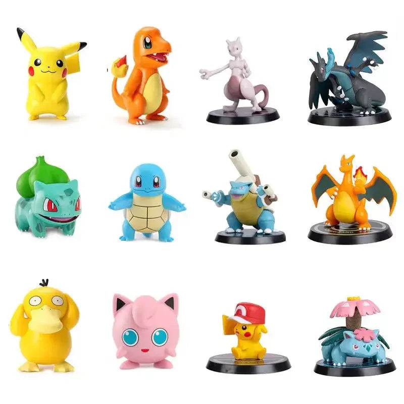 Pokemon Anime Figure Vulpix Scenes Version Figurine Toys PVC Model Mystery Box Gift
