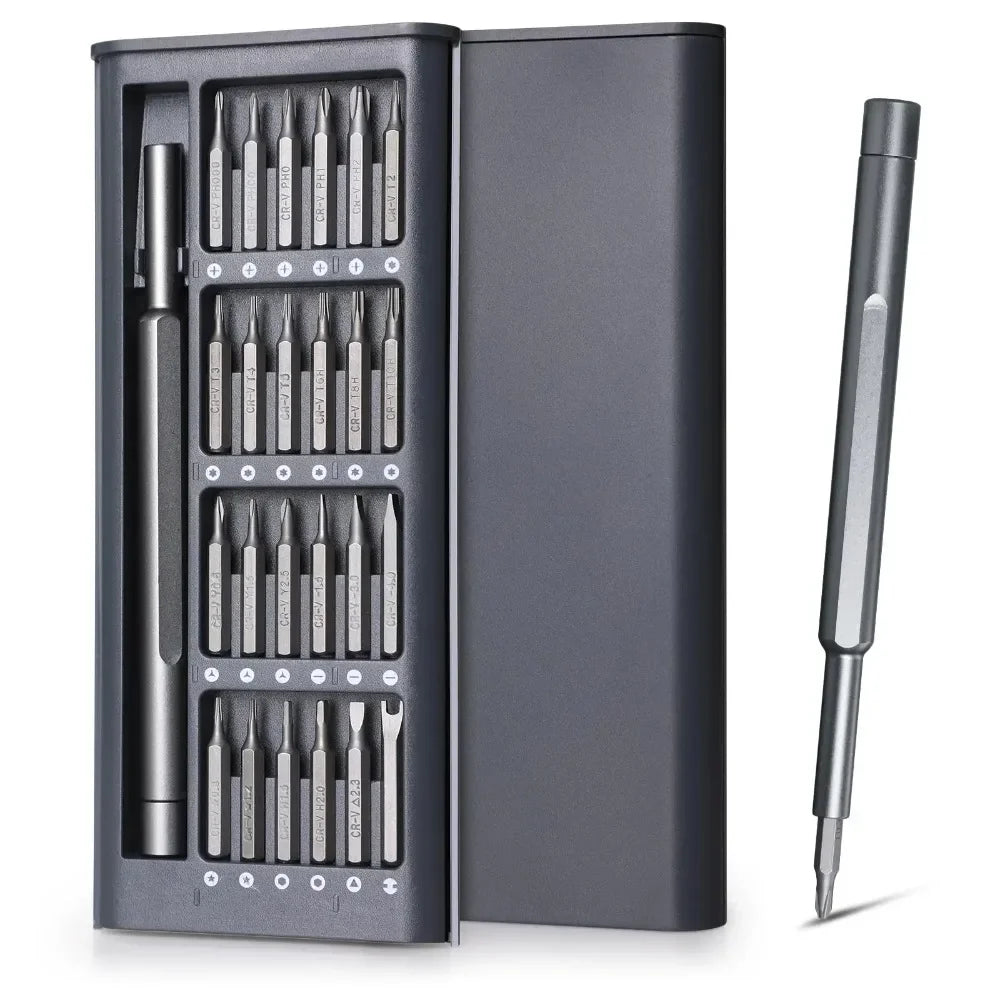 Precision Screwdriver Set 25 in 1 Screw Driver Se Hexagonal Flat Head Magnetic Screwdriver