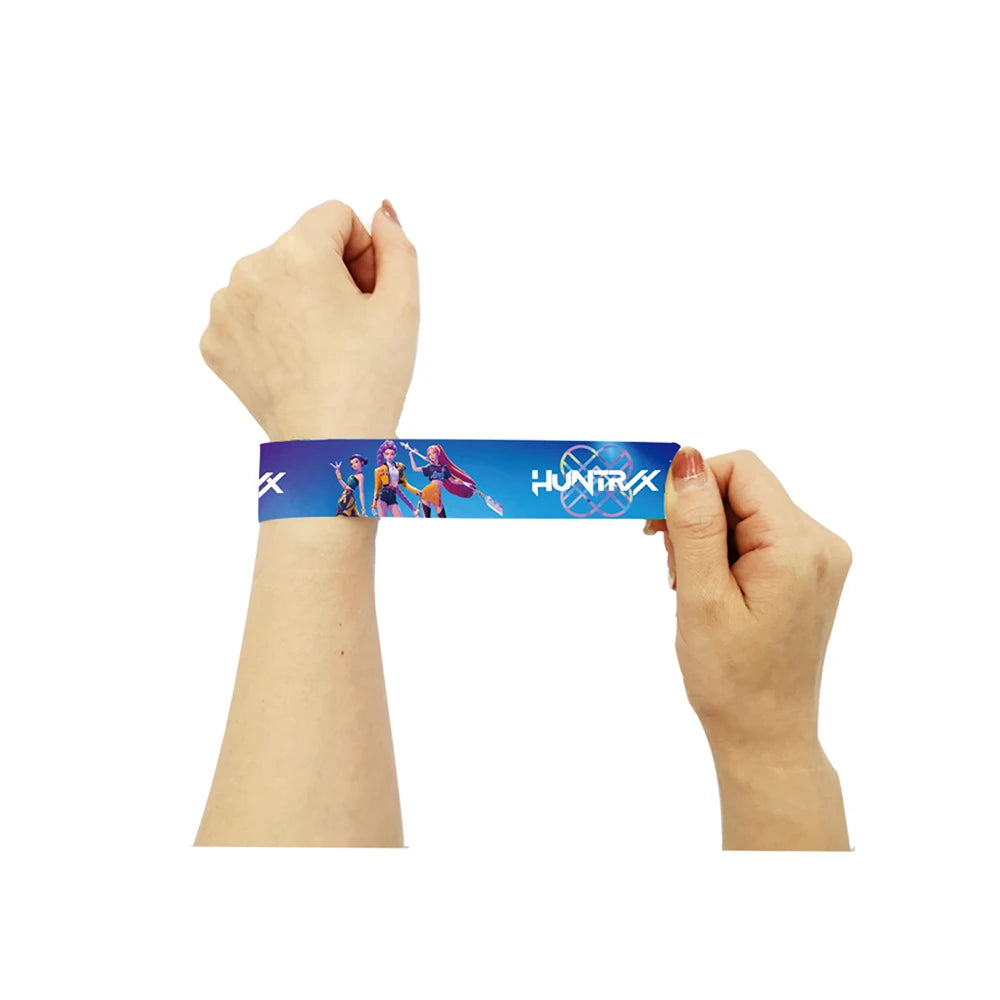 12/24/36/48pcs K-POP Demon Hunters Slap Bracelets Birthday Party Favors Gift Bag Christmas Stocking Fillers