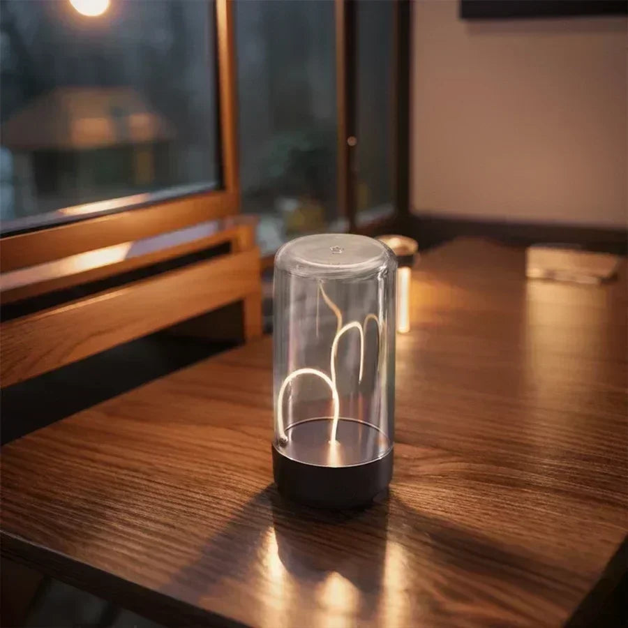 Portable quantum wire ambient magnetic light Type-C charging, for bedroom, study, Christmas gift