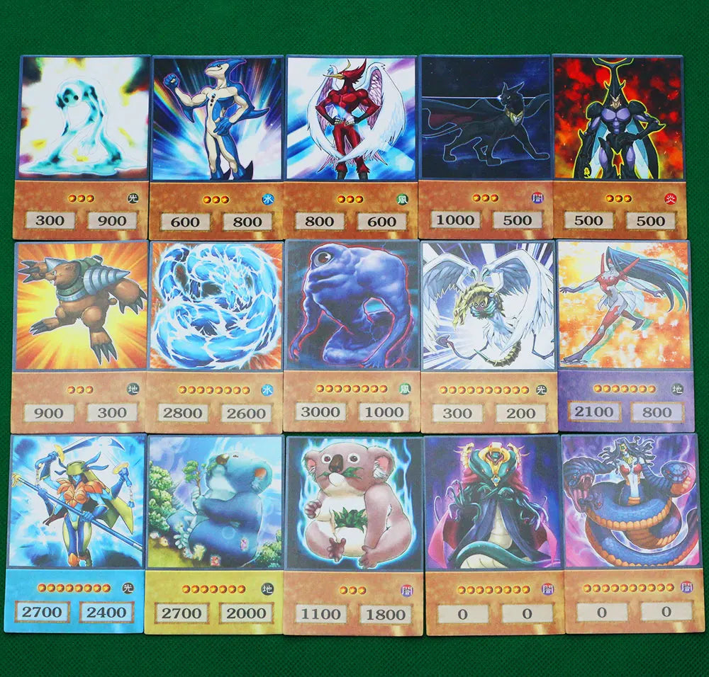 100pcs Yu-Gi-Oh Anime Style Cards Blue Eyes Dark Magician