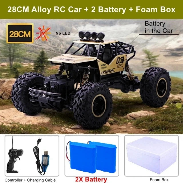 Oike RC Car Remote Control Climbing Vehicle Outdoor All Terrain Off-road Trucks 4WD Racing Drift Cars