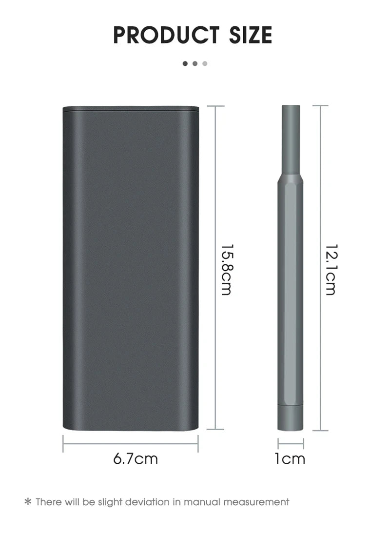 26 in 1 Precision Screwdriver Set Magnetic Screw Driver Bits Multifunctional Mini Repair Tool