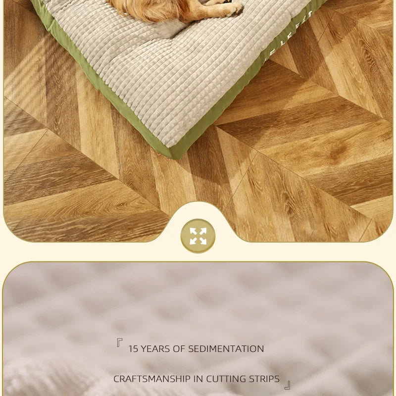 Warm Dogs Sleeping Bed Soft Fleece Pet Blanket Detachable Cat Puppy Mat Cushion for Small Medium Large Pet