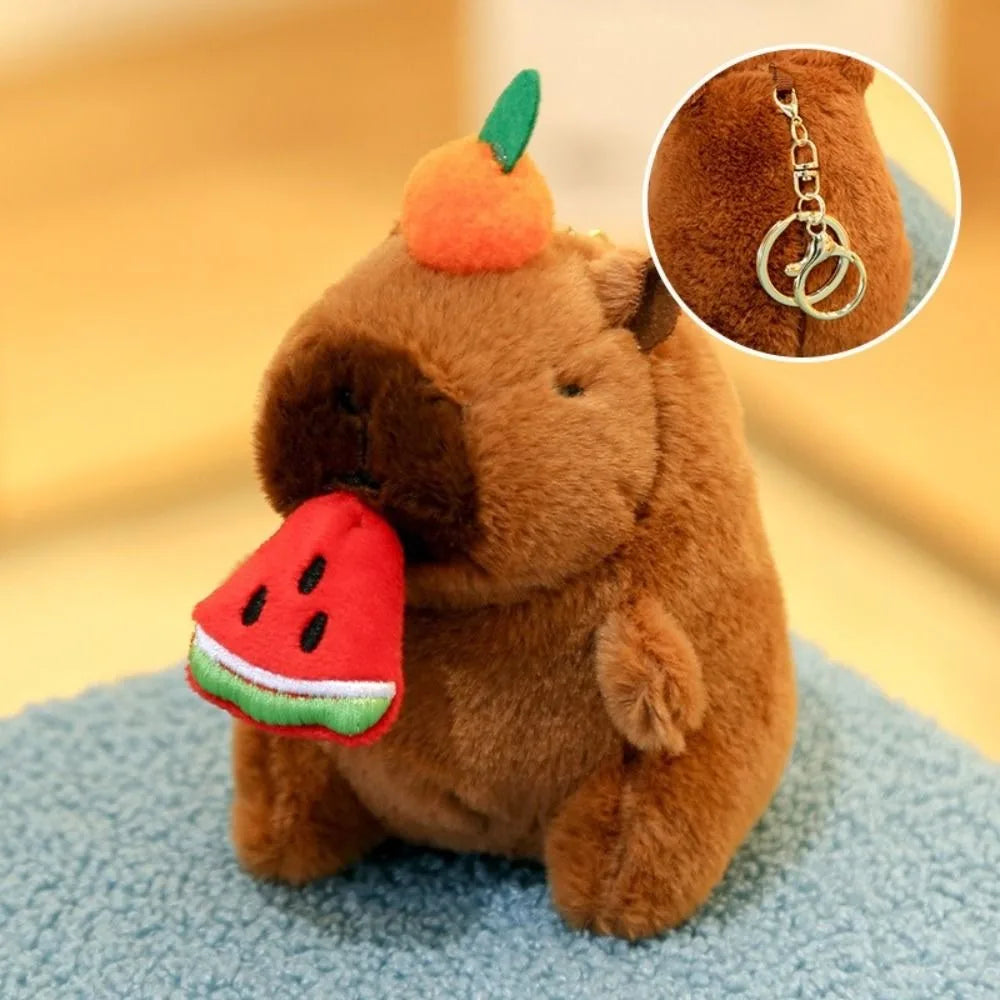 Cute Capybara Plush Toy Hoodie with Wings Simulation Doll Small Size Stuffed Animals