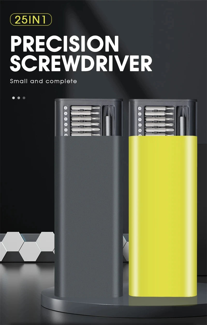 26 in 1 Precision Screwdriver Set Magnetic Screw Driver Bits Multifunctional Mini Repair Tool
