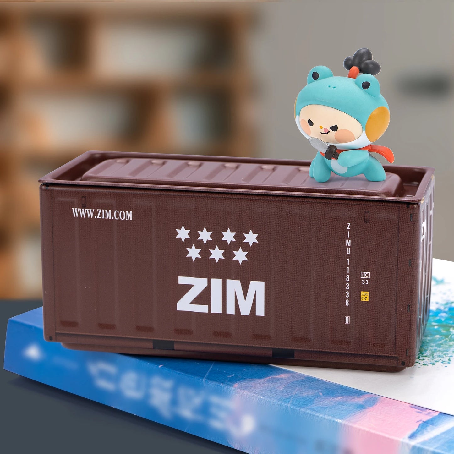 Mini Iron Storage Box Creative Decoration Desktop Model