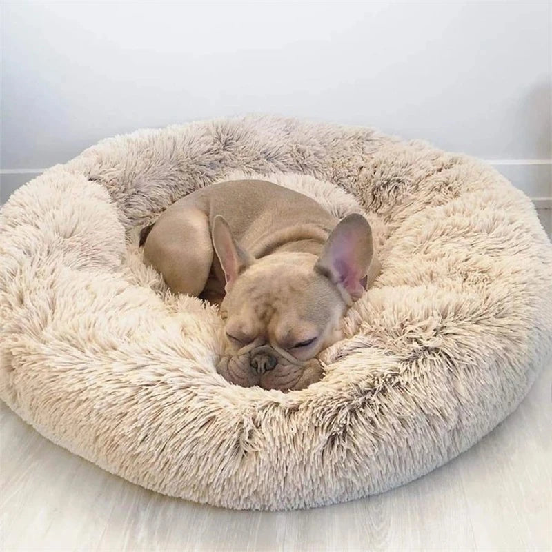 40-90cm 6 Sizes Round Super Soft Pet Bed for Large Dog & Cat