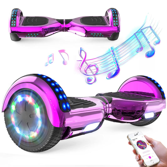 RCB Kids Hoverboard 6.5 Inch Self Balancing Electric Scooter 2 Wheel with Speaker LED Lights
