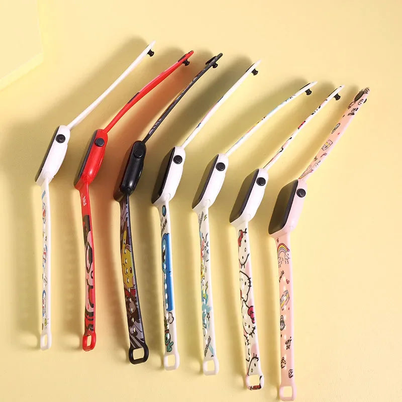 New Cartoon Color Printed Student LED Electronic Watch Fashionable