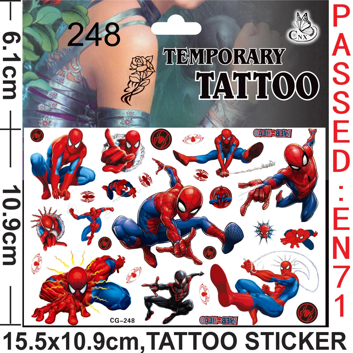 Disney Spiderman Party Kids Favor Toys includes Slap Bracelets Tattoo Stickers Blowouts Gifts Bags Set for Party Decorations