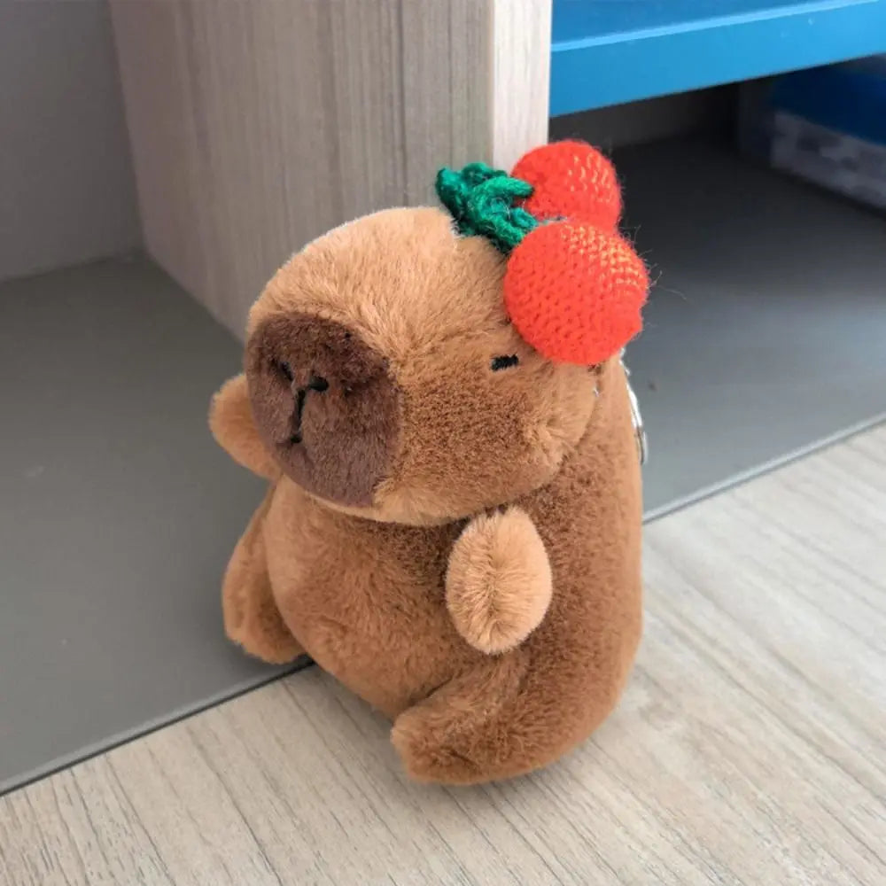Cute Capybara Plush Toy Hoodie with Wings Simulation Doll Small Size Stuffed Animals