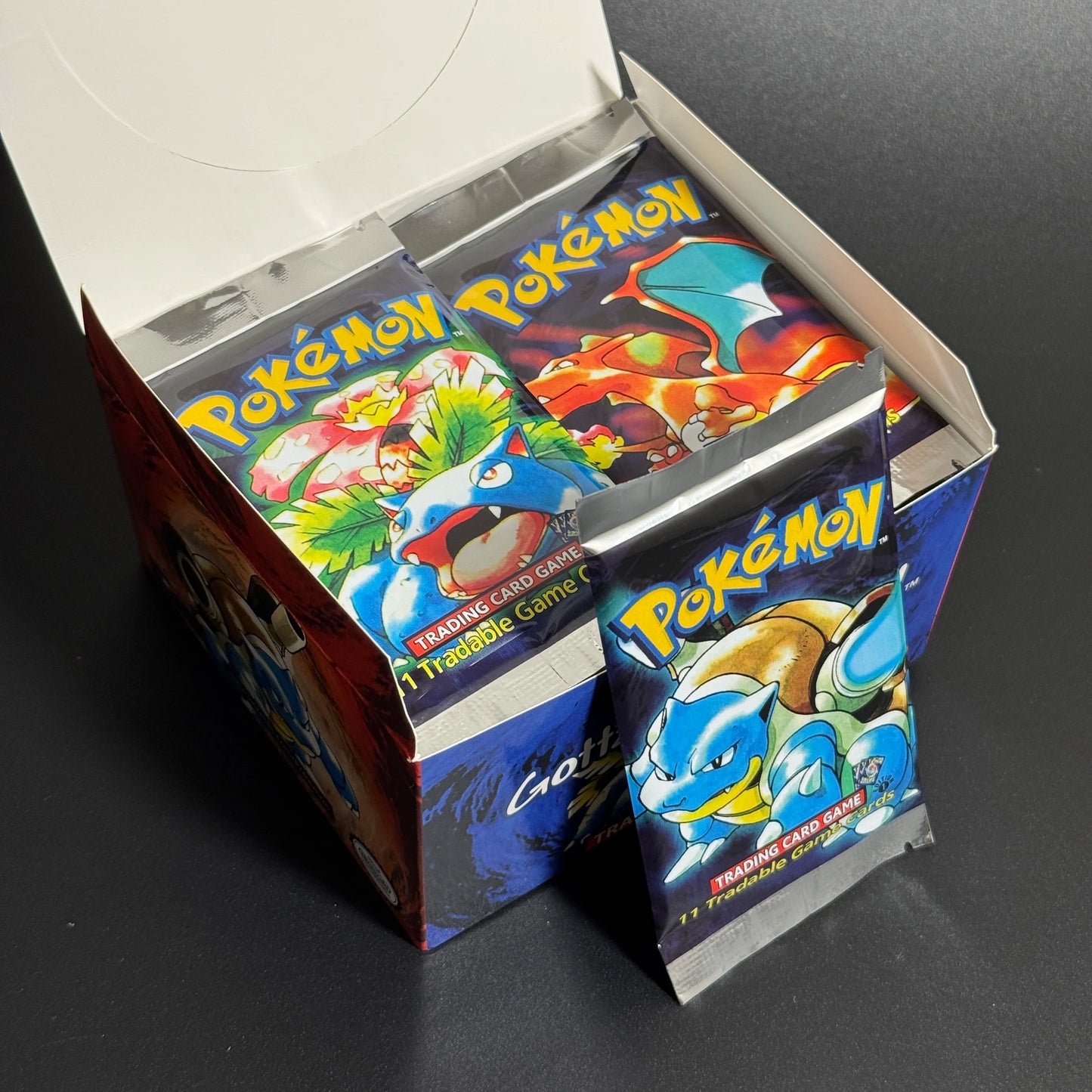 PTCG Proxy Cards Booster 36 Packs/BOX Base Set Pokemon Cards TCG Homemade Collectible Card 1ST Edition Base Set Toy Gifts PTCG