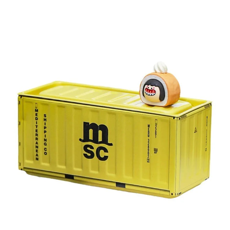 Mini Iron Storage Box Creative Decoration Desktop Model