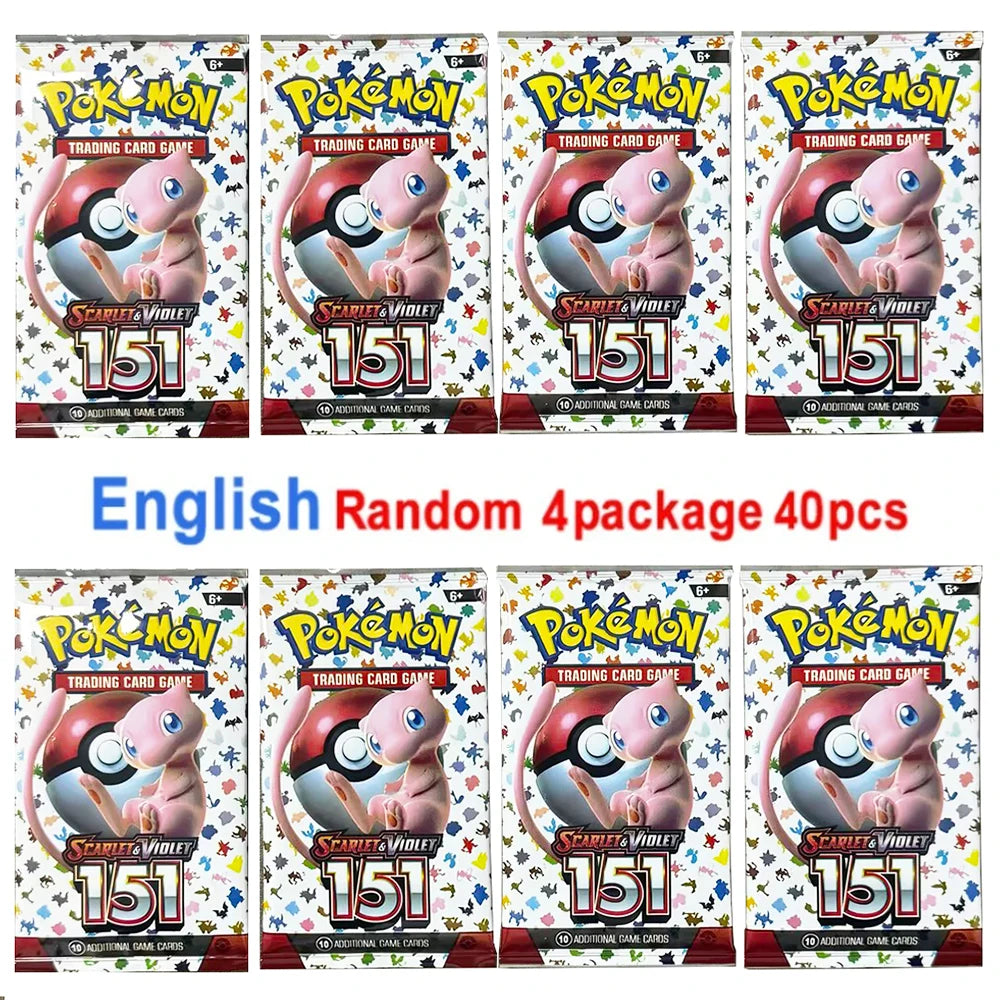4 Pack Pokemon Cards 151 Team up Sun & Moon Thunder English Trading Card Collectible