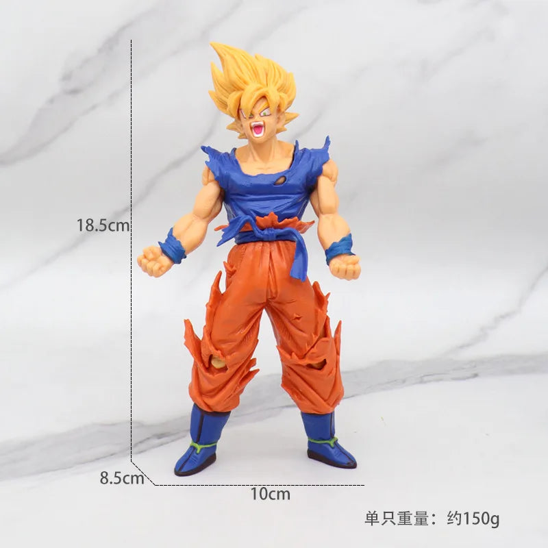 Dragon Ball Z Super Saiyan Anime Figurine Model GK Rose Goku Action Figure DBZ Gohan Figures Vegeta Statue Collection Toy