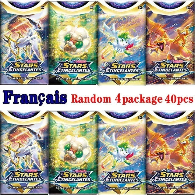 4 Pack Pokemon Cards 151 Team up Sun & Moon Thunder English Trading Card Collectible