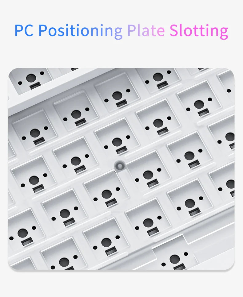 Pro Gaming Mechanical Keyboard Bluetooth 5.1/Wireless/C-Wired Customised Keyboard with Knob Hot Swapping Gasket