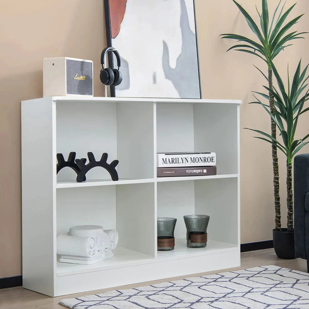 Stylish Multi-Functional Sideboard Cabinet with Open Shelves for Any Room